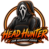 Head Hunter car headrest cover logo